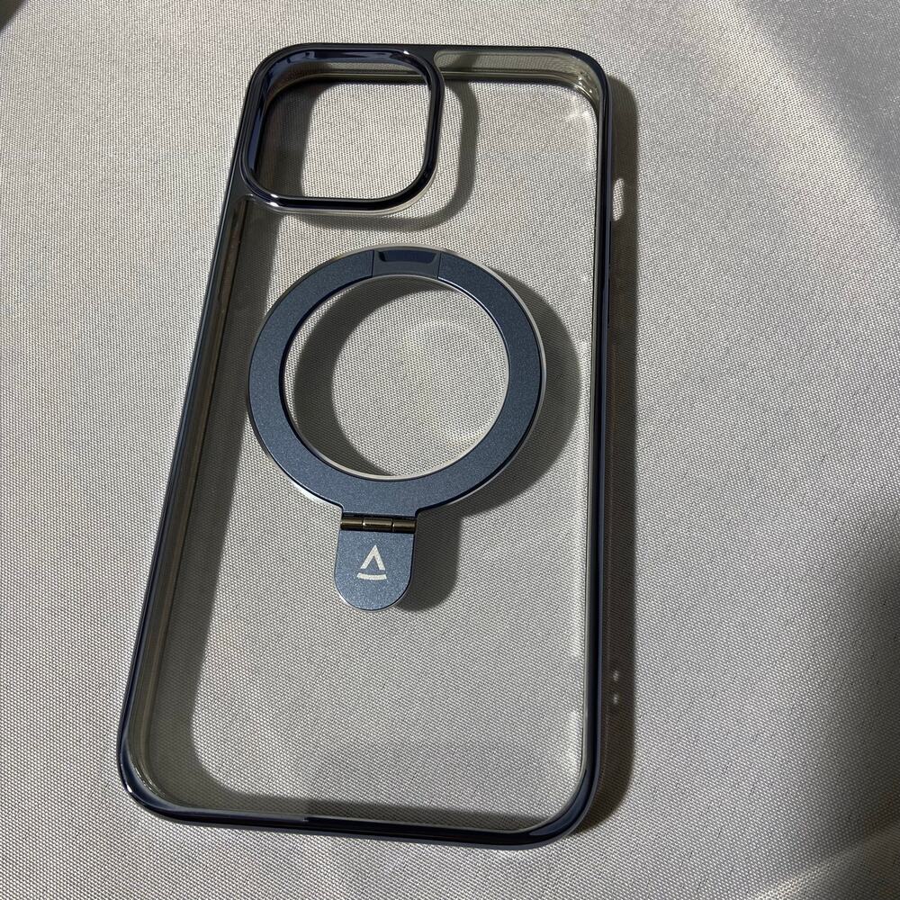 Invisible Stand Magnetic‎ Case for iPhone 13 Pro Max 6.7 inch, Sierra Blue